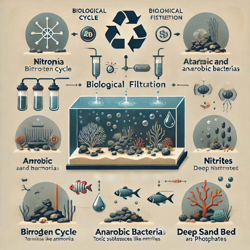 Il filtro biologico nell'acquario marino